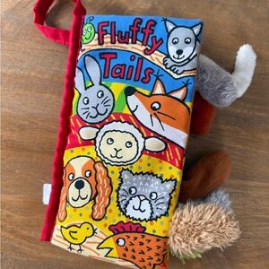 Jellycat Fluffy Tails Book